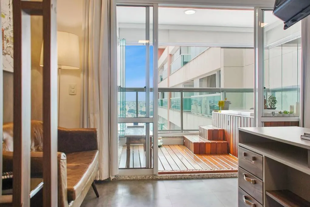 Apartment Private Spa Airport View Kitchen Heat Open Pool Sao Paulo