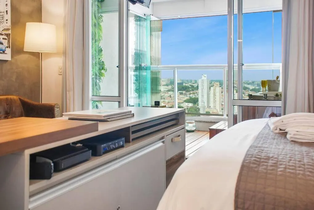 Private Spa Airport View Kitchen Heat Open Pool Sao Paulo Apartment